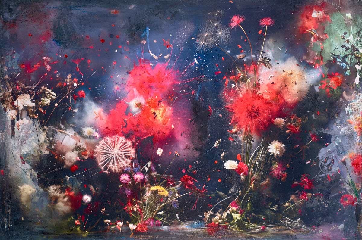 Floral Whirlwind II
