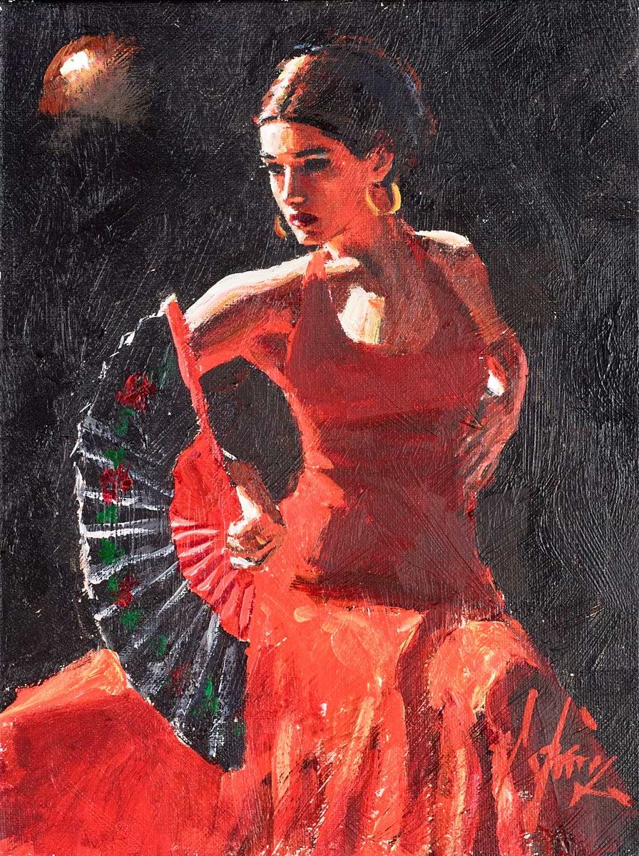 Celina con Abanico II