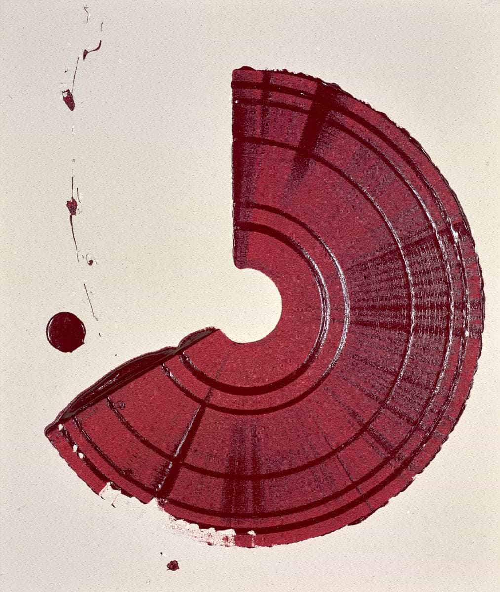 Mini Brushstroke - Red