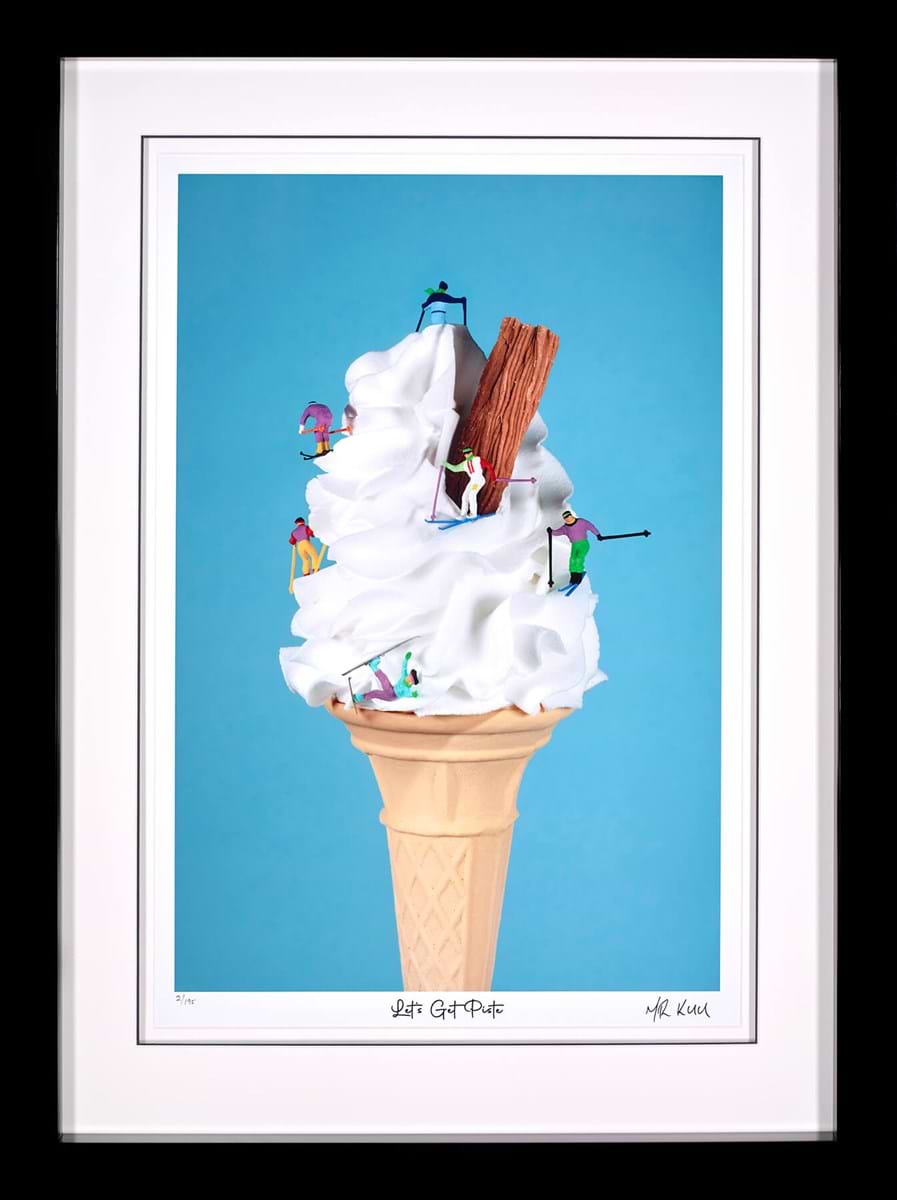 Let's Get Piste (Framed)