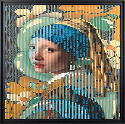Pearl in Blue and Yellow
