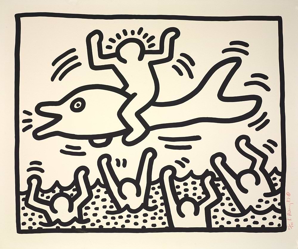 Untitled (Man on Dolphin)
