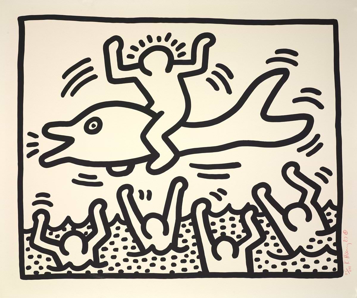 Untitled (Man on Dolphin)