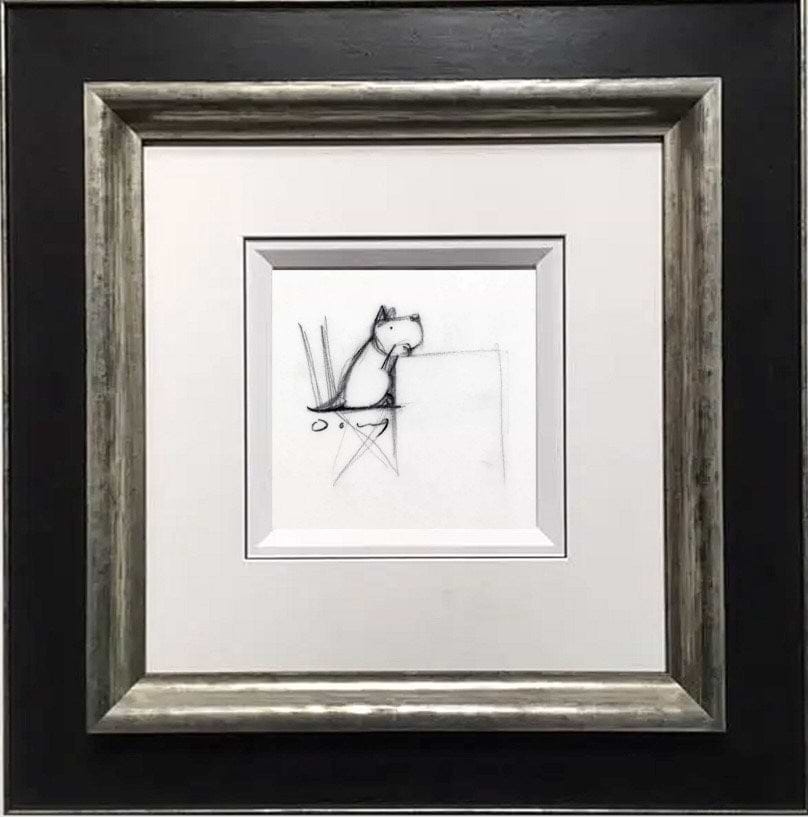 Garden Party Dog Study (Framed)