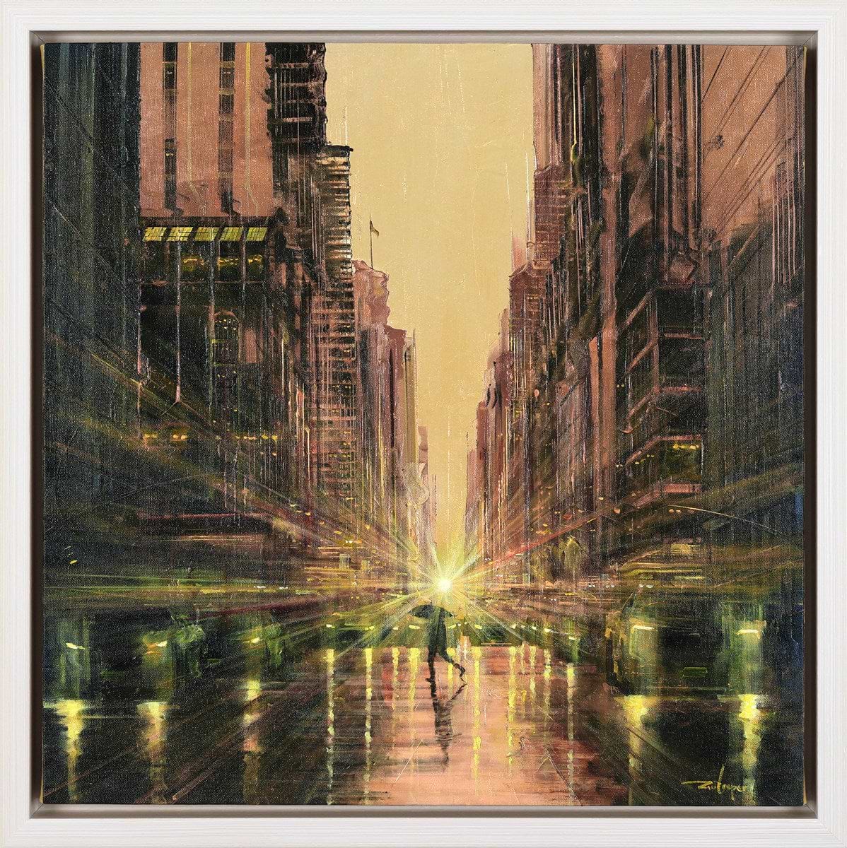 Rainy Sunset (Framed)