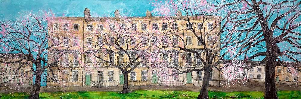 Four Blossom Trees