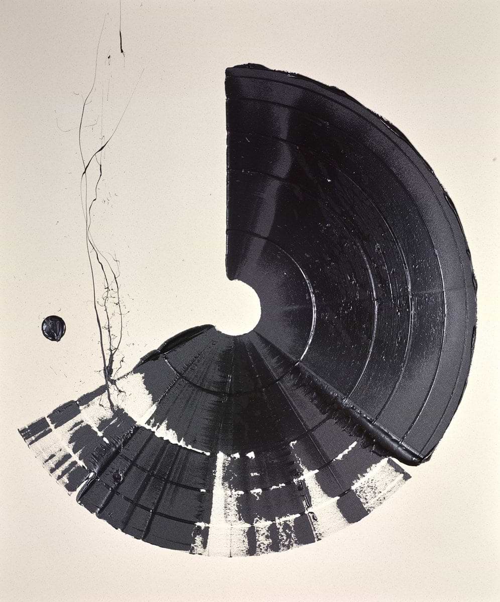 Large Brushstroke - Black II