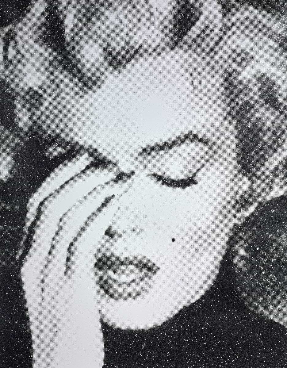 Marilyn Crying Black & White