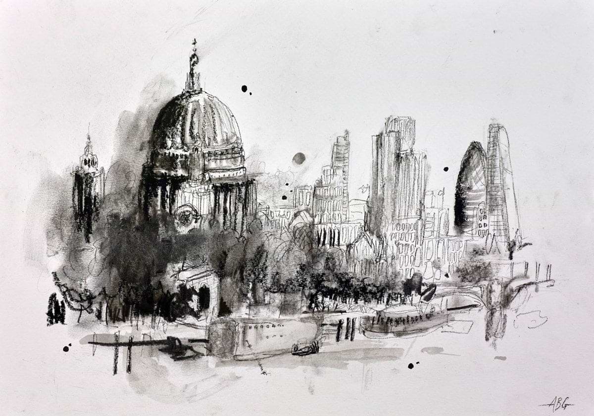 A View of London(sketch)