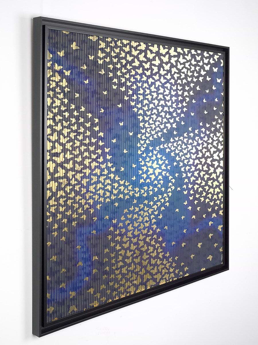 Blue Whirlpool (Framed)