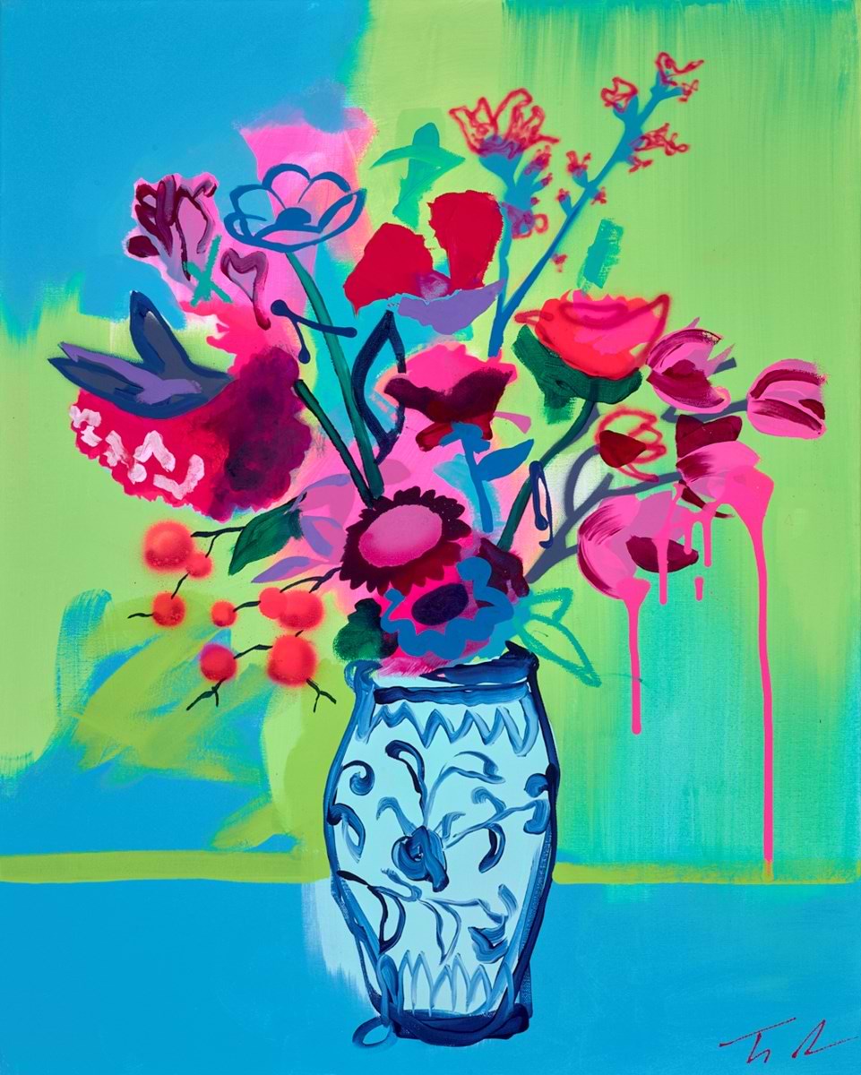 Bouquet Study - Wet on Wet Vase