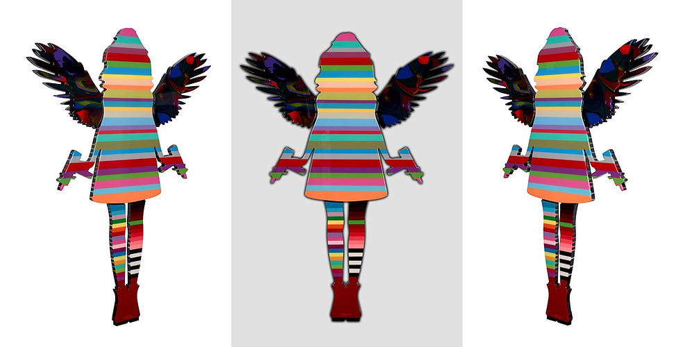 Angel Cake - Medium Striped