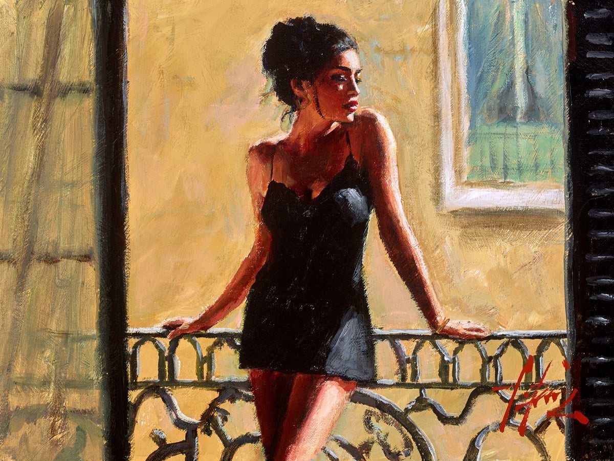 Vanessa at the Balcony