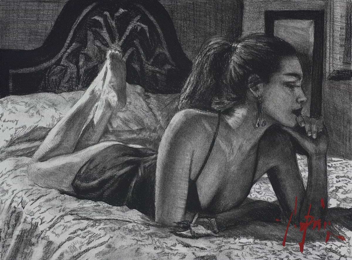 Paola on Bed
