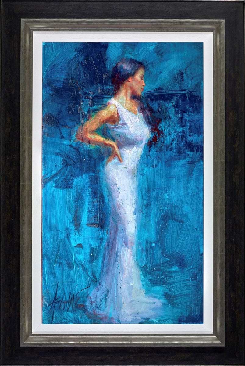 Indigo Labyrinth (Framed)