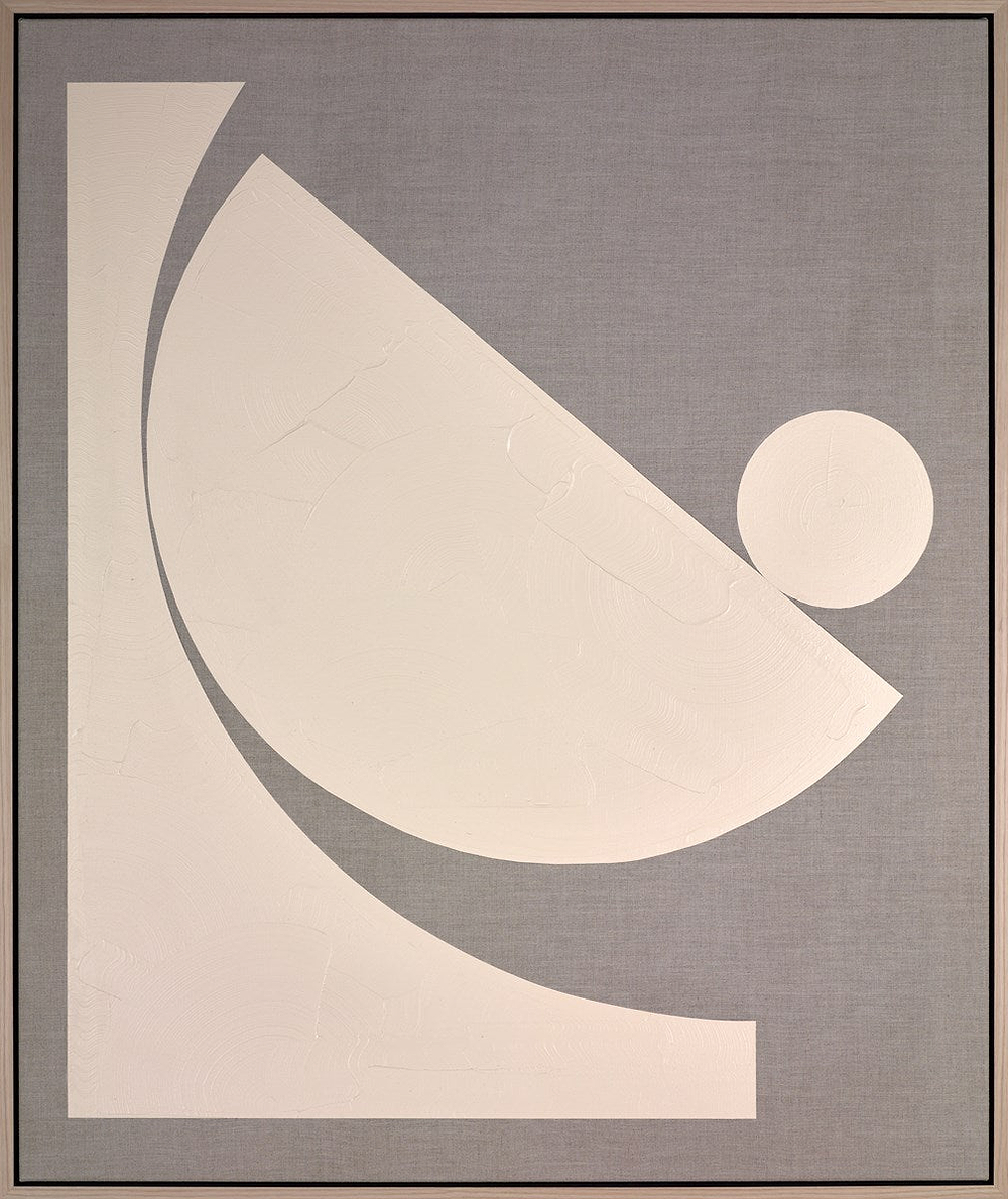 Linen Geometric Cream IV