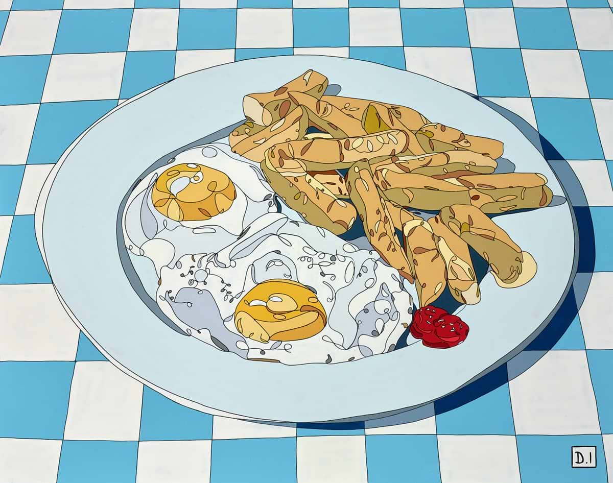 Double Egg & Chips