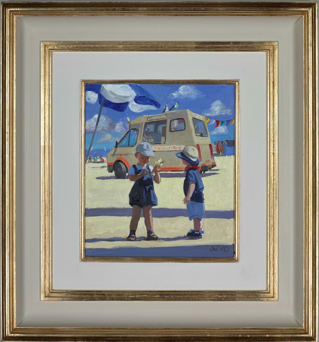 Treats on the Beach (Framed)