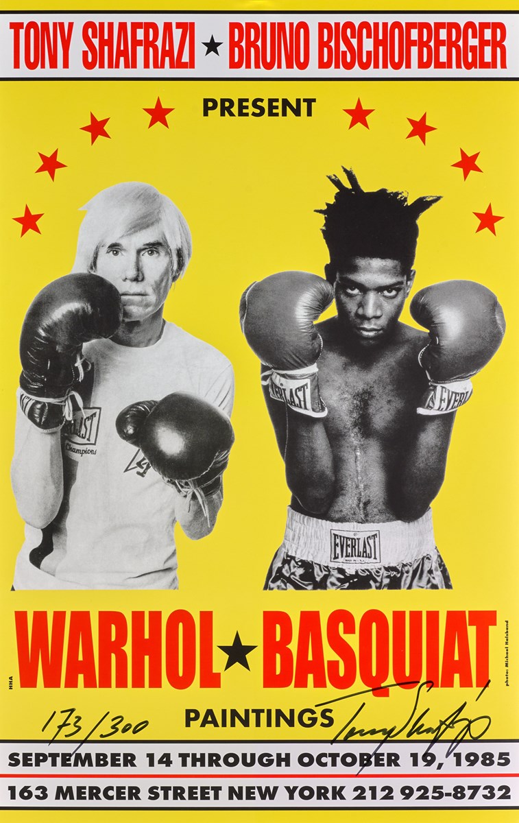 Warhol Basquiat 1985 Limited Edition Poster (30th Anniversary Edition)