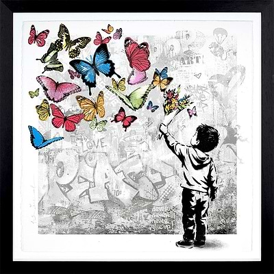 Peace is Beautiful (Framed)