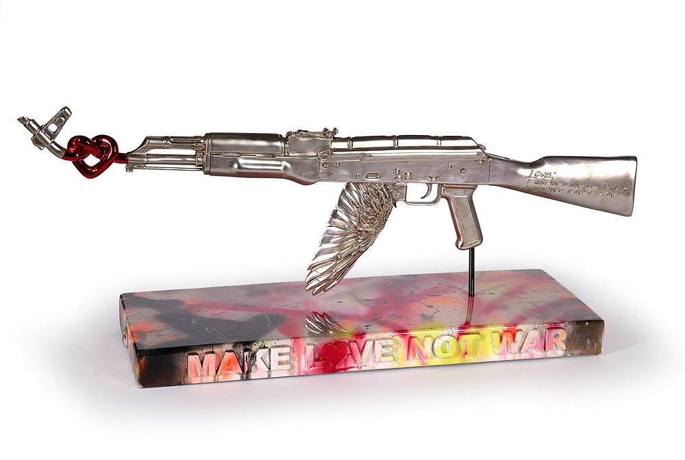 Make Love not War (silver)