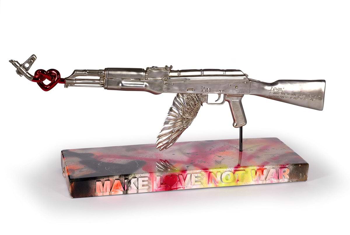 Make Love not War  (silver)