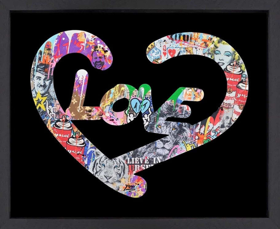 Love Heart -Wall III (Framed)