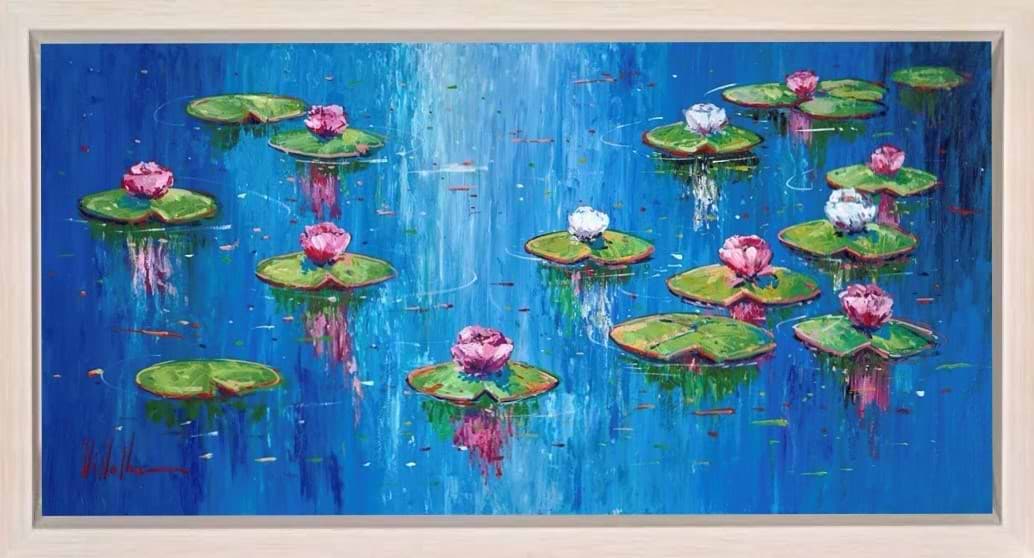 Almohadilla de lirio (Framed)