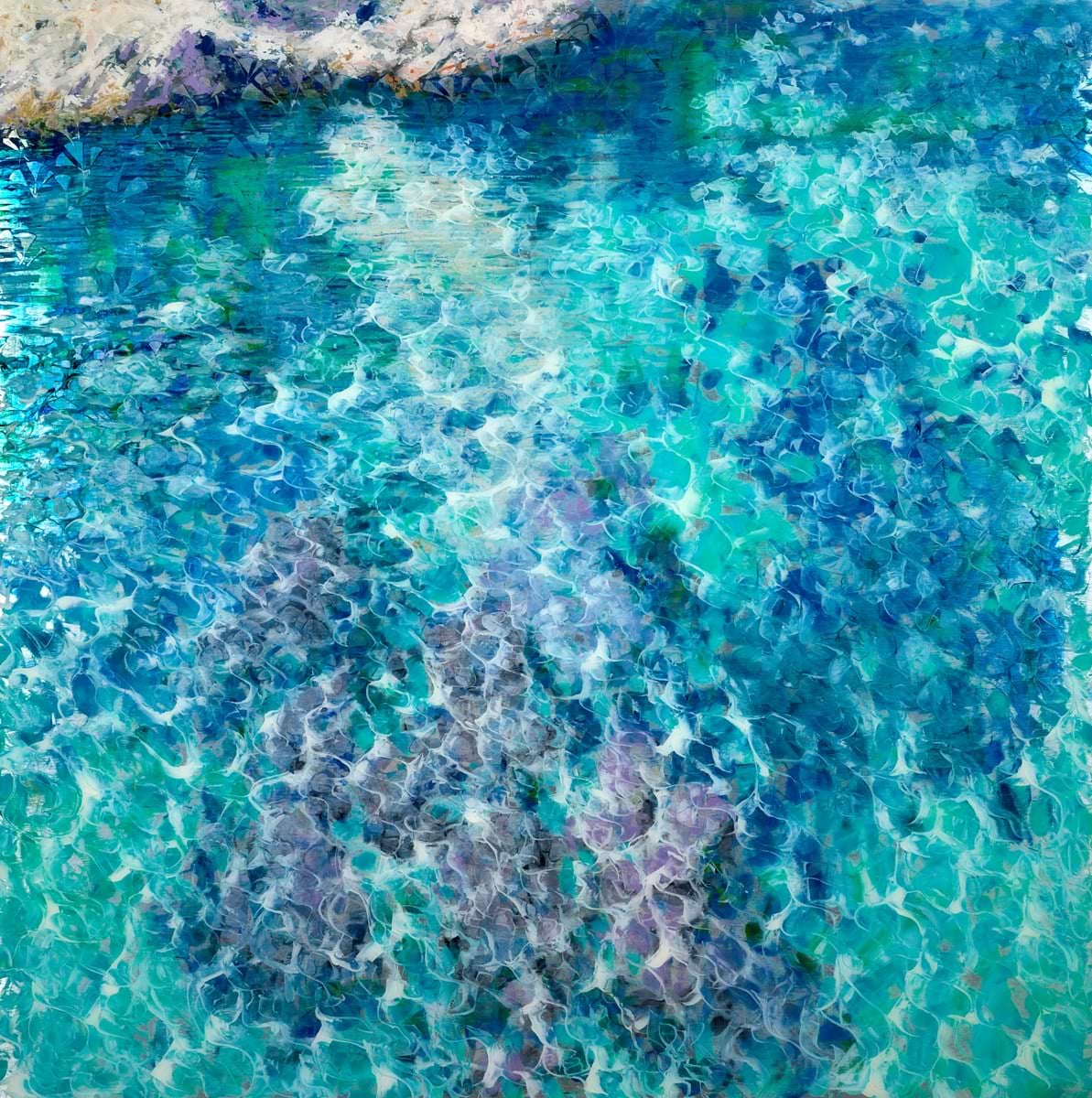 Shining Purple Rocks