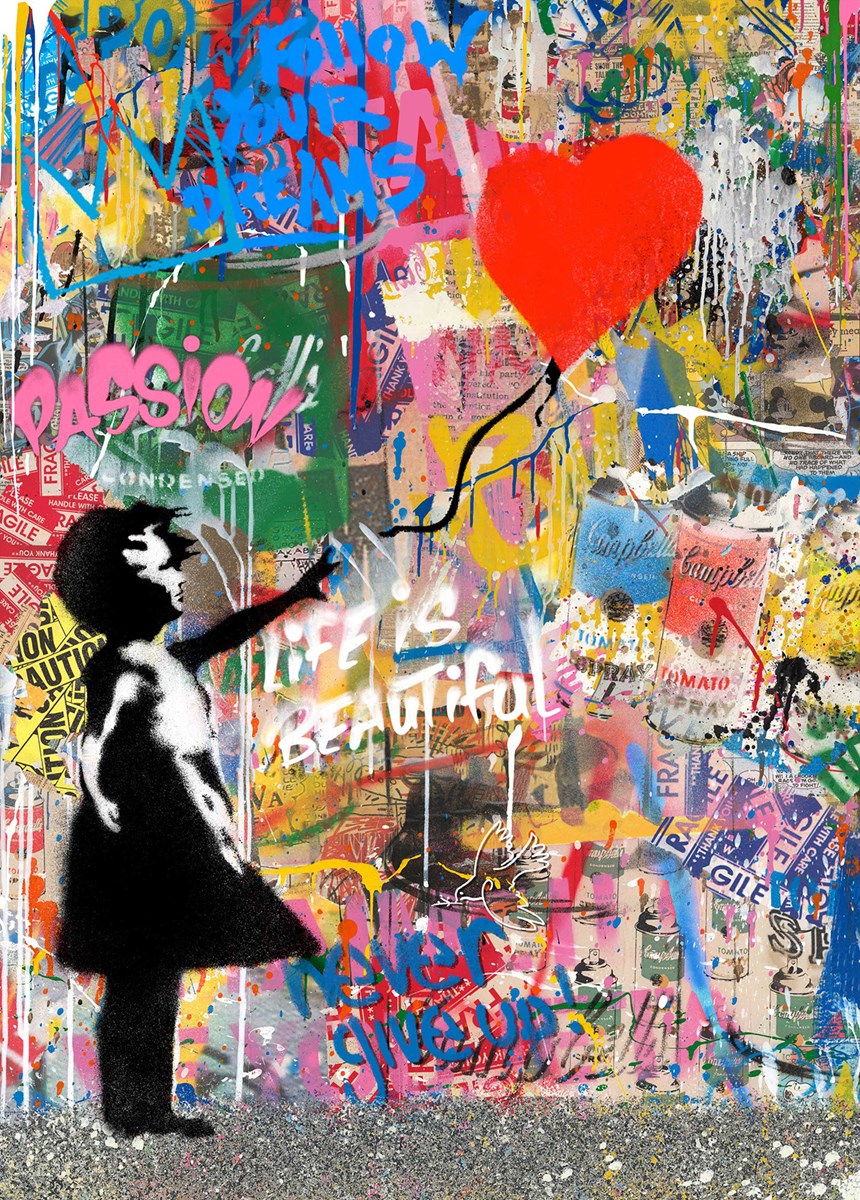 Reach For Love | Mr. Brainwash – Clarendon Fine Art