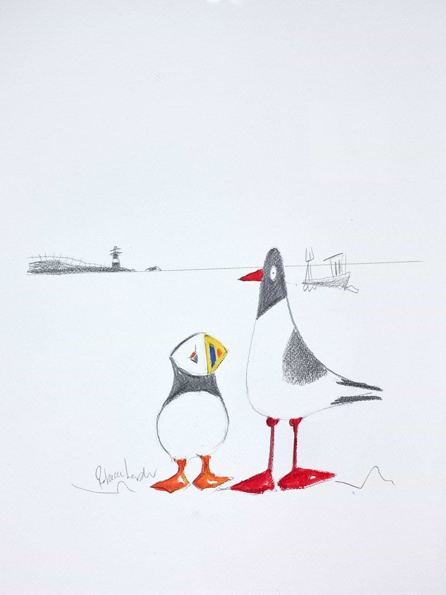 Distant Lighthouse V (sketch)