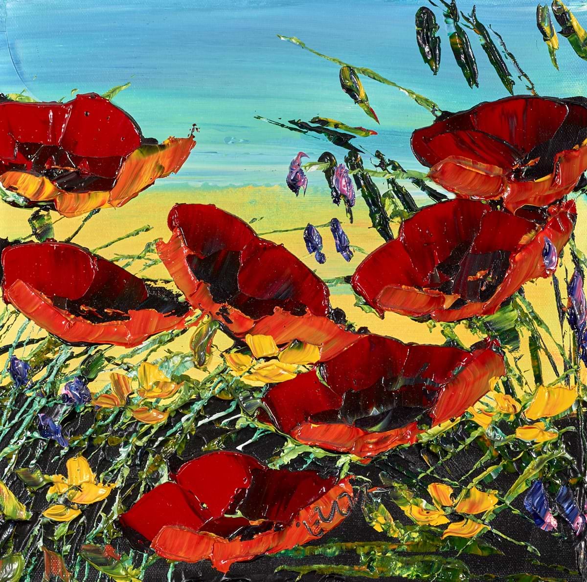 Flowers by the Coast