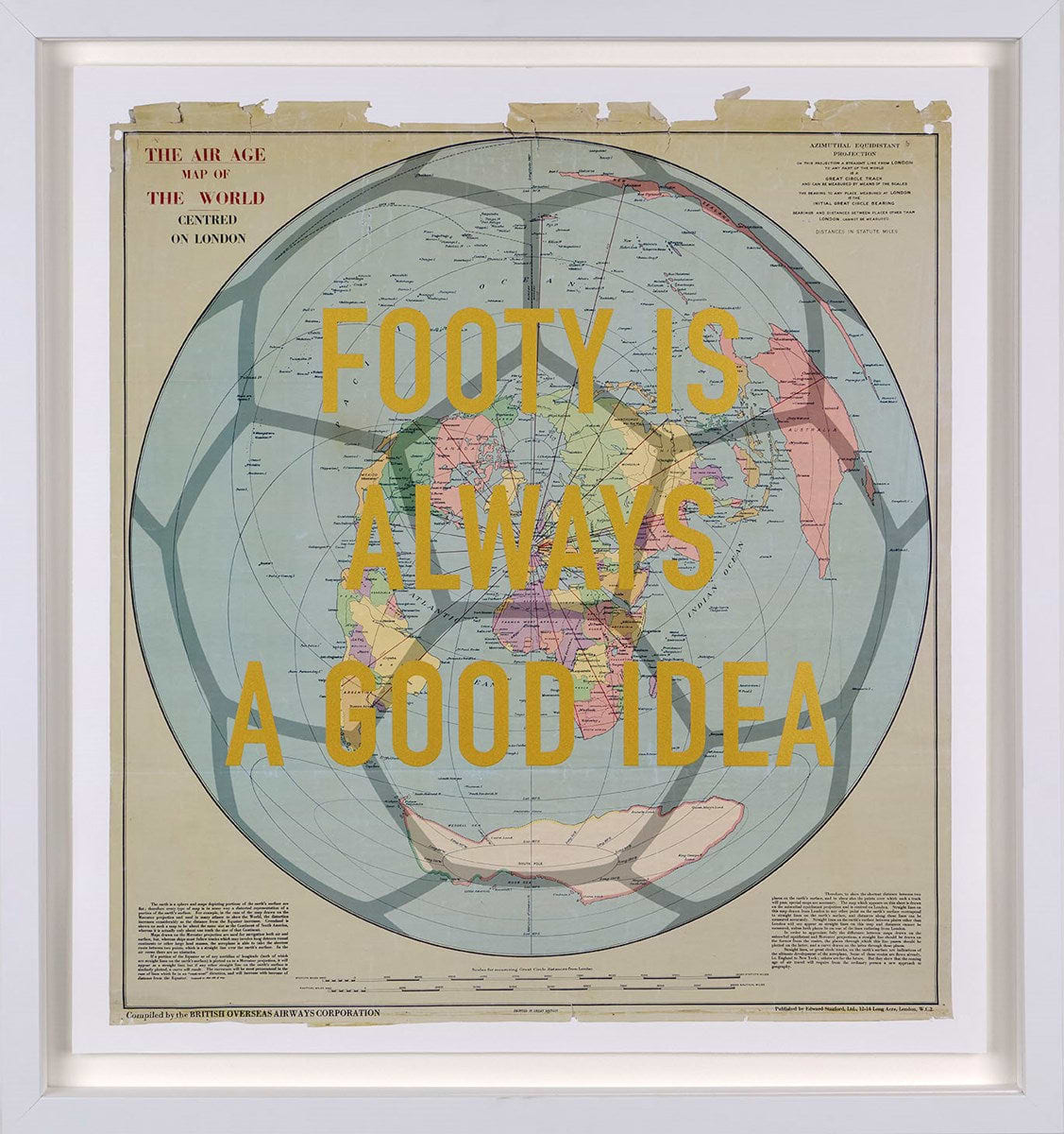 Footy Is Always A Good Idea (Framed)