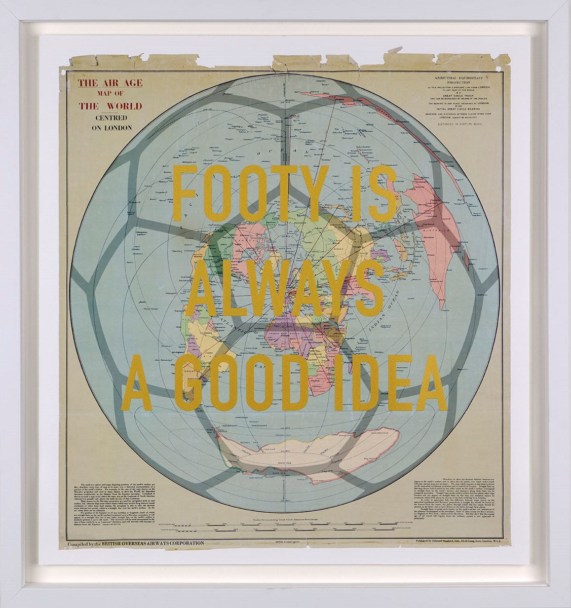 Footy Is Always A Good Idea (Framed)