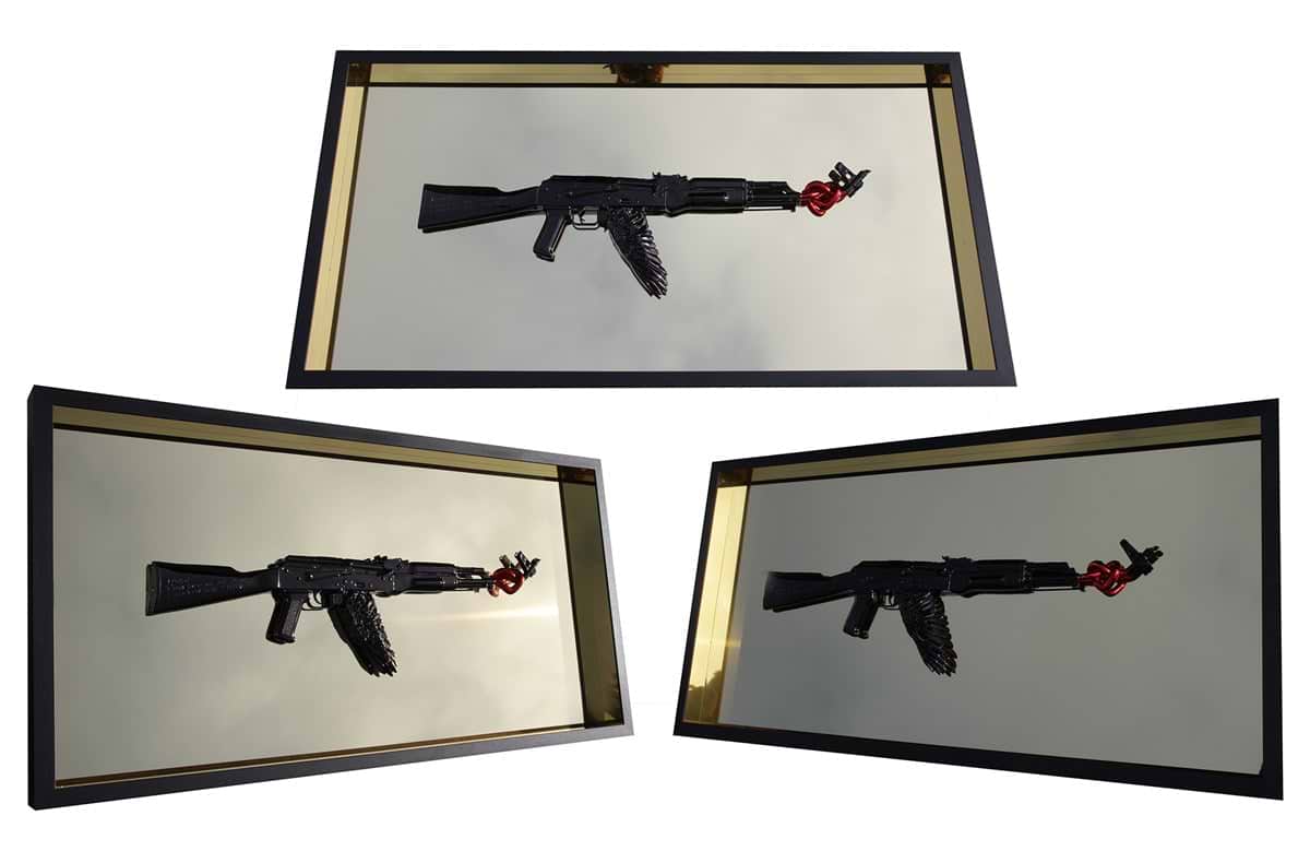 Make Love Not War (black and red)