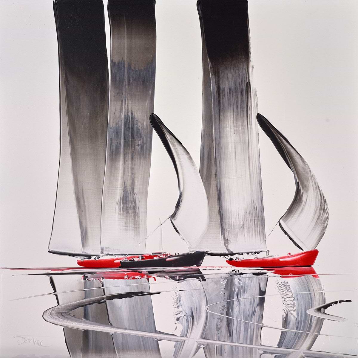 油絵 The Collective Destination Sailing With Friends III | Duncan MacGregor – Clarendon Fine Art