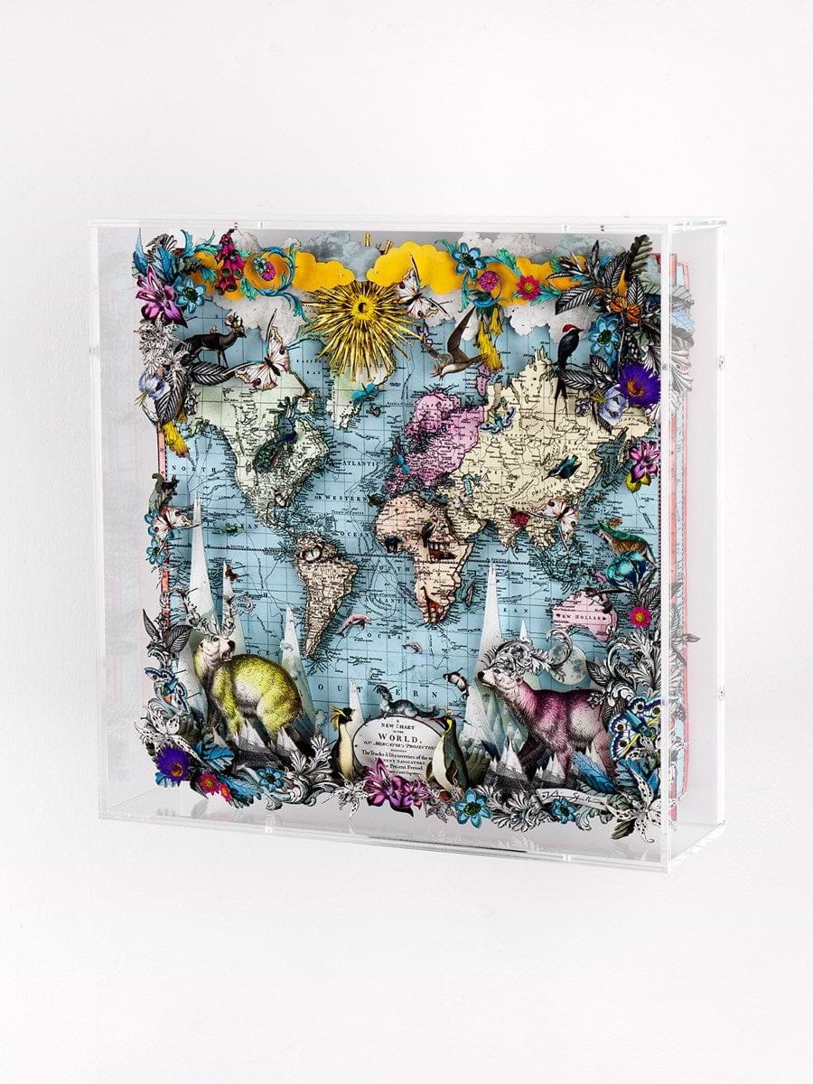 Navigators Floating Map - Polar Bear Discoveries of the world (Detail1)