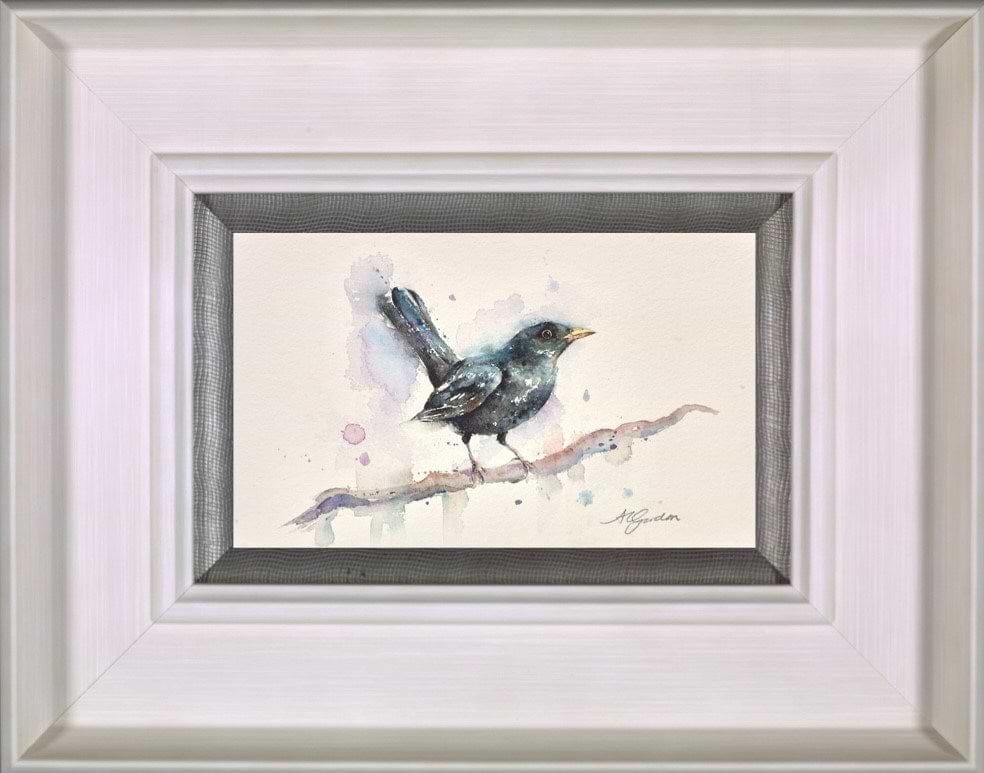 Male Blackbird (Framed)