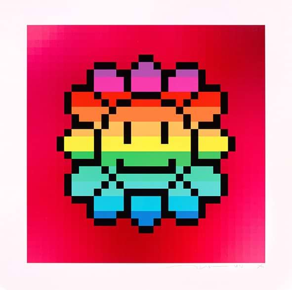 Murakami Flower #9727 Rainbow