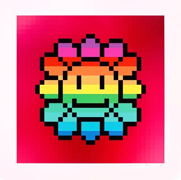 Murakami Flower #9727 Rainbow