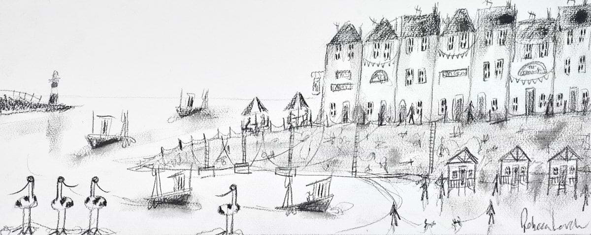 Houses at the Harbour (sketch)