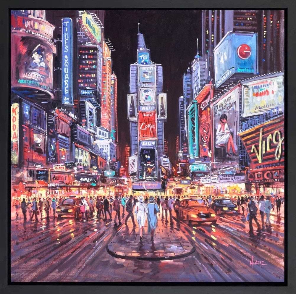 Time Square Stroll (Framed)