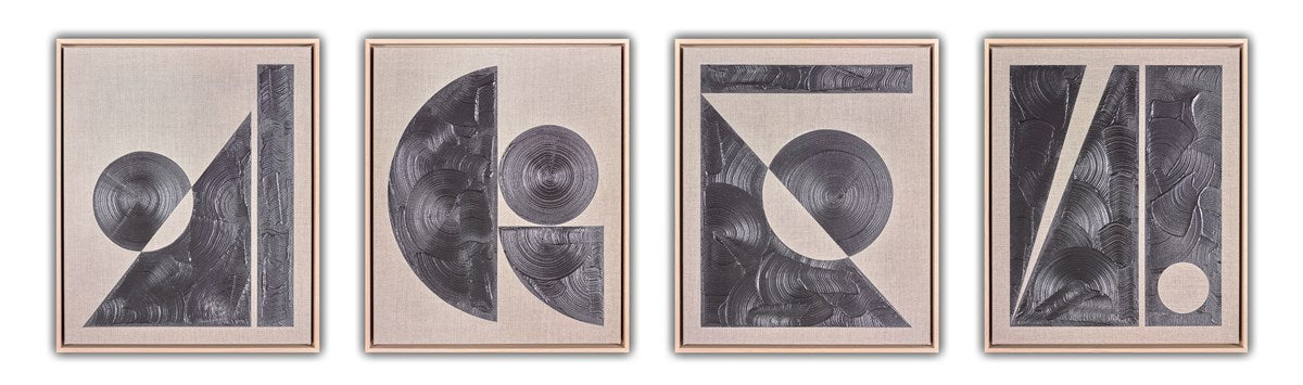 Geometric One I/4 (quadriptych)