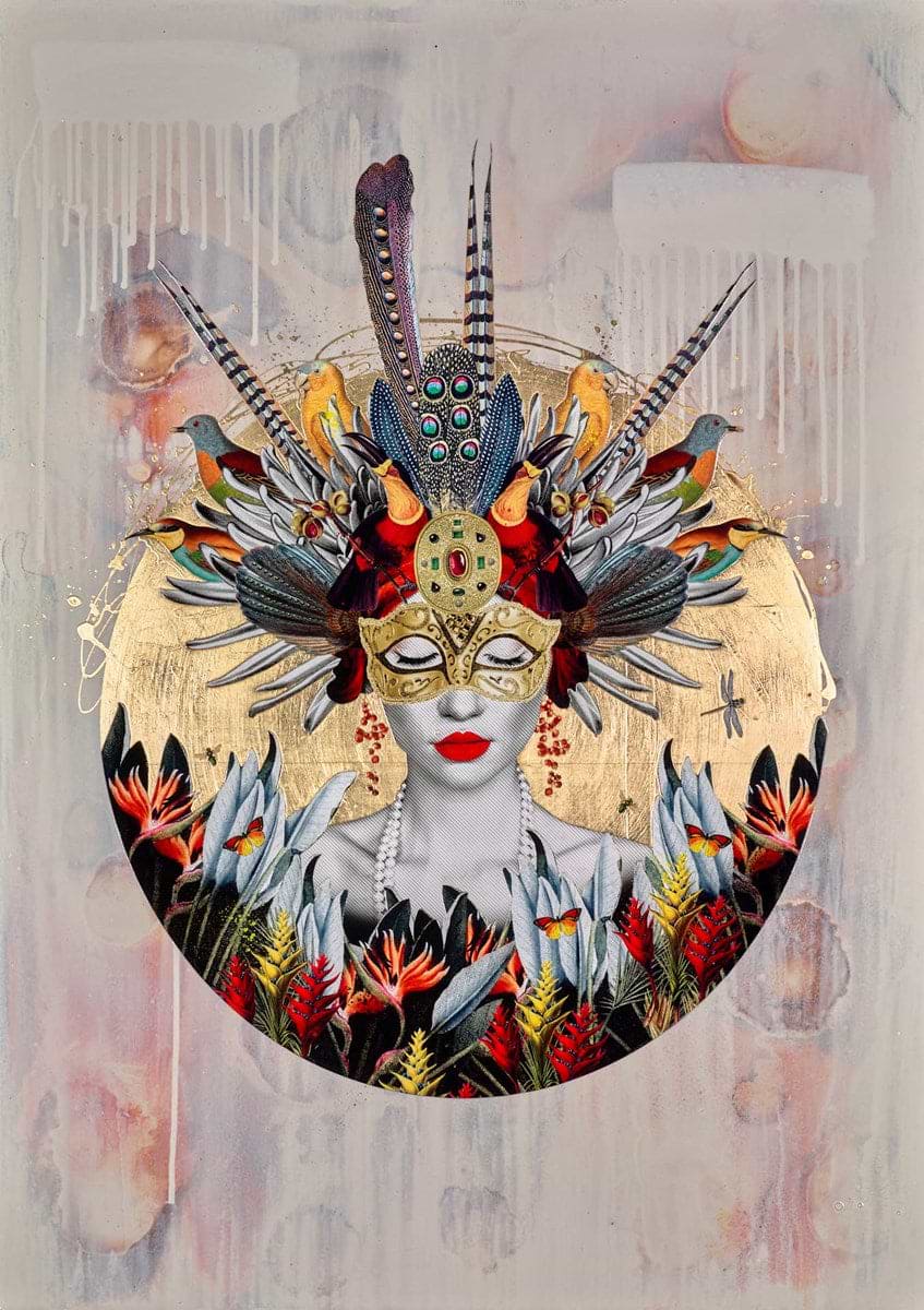 Masquerade Gold Marble