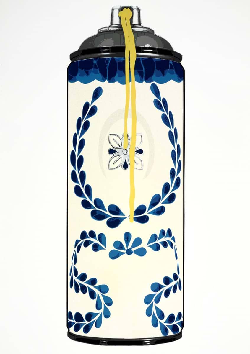 Case Azul-emblem (yellow drip)