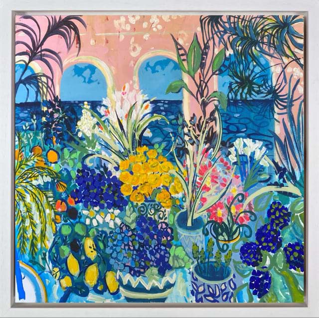 Le Marché des Fleurs, Nice (Framed)
