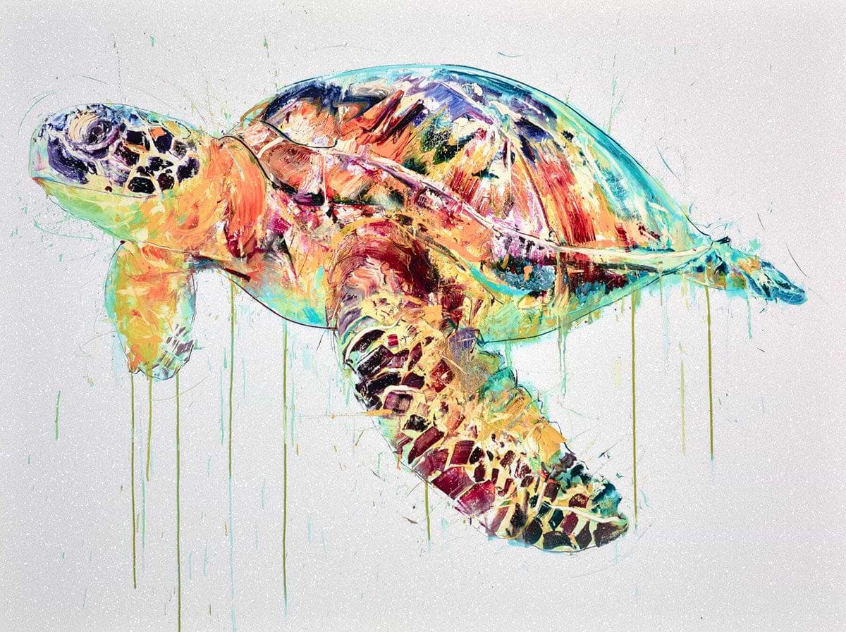 Sea Turtle Diamond Dust
