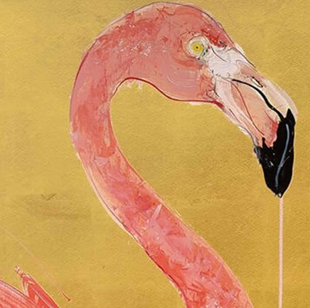 Flamingo II (Gold Leaf) (AP) (Detail1)