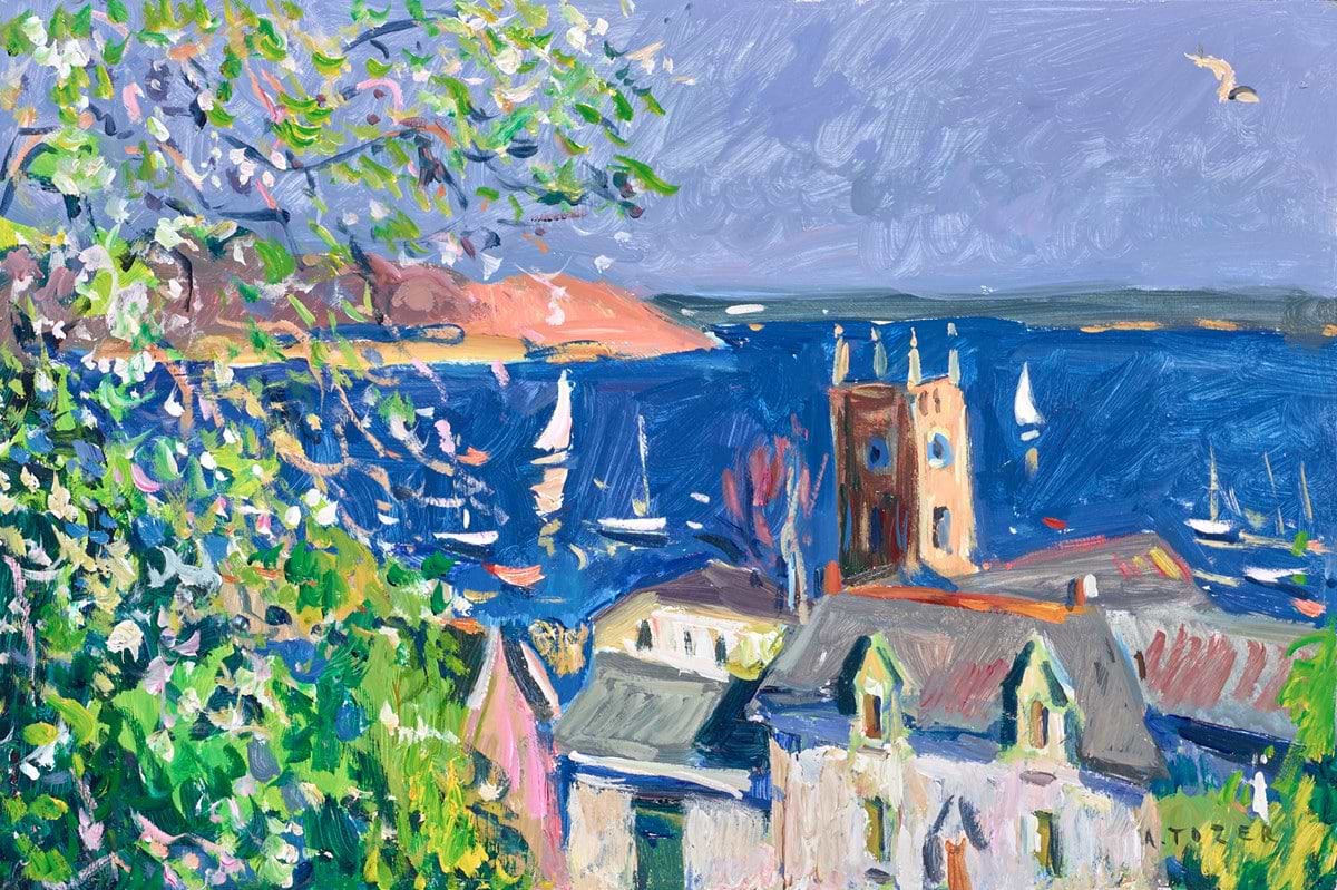 Spring breeze across the harbour, Falmouth