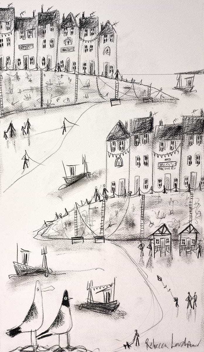 Relaxing at the Harbour (sketch)